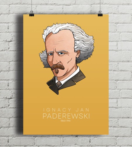 Ignacy Jan Paderewski - plakat