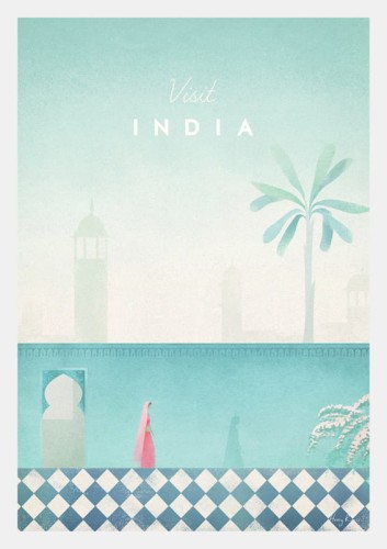 India - plakat