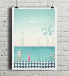 India - plakat