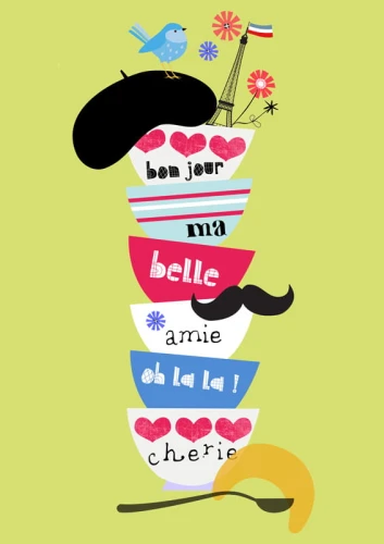 Bon Jour Ma Belle - plakat
