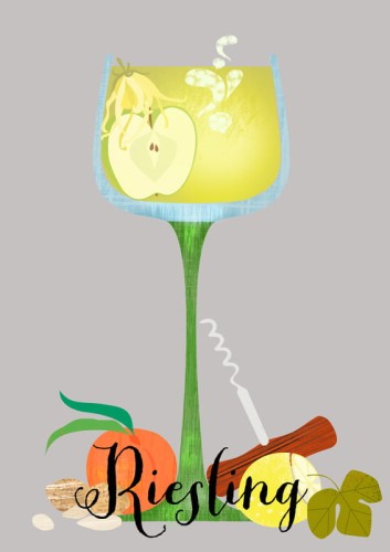 Riesling - plakat