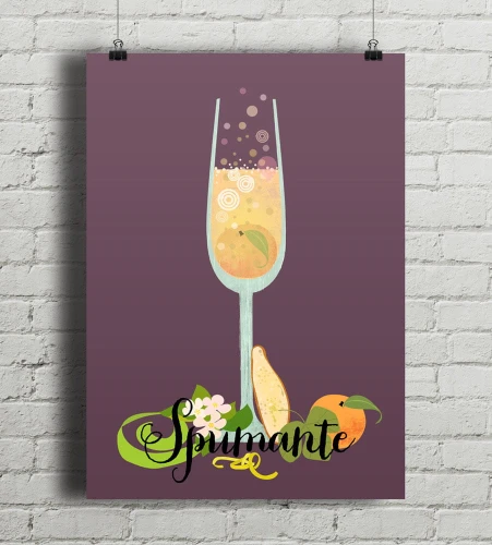 Spumante - plakat