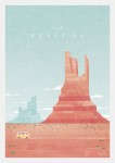 Route 66 USA - Monument Valley w Arizonie - plakat