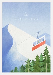 Les Alpes - plakat