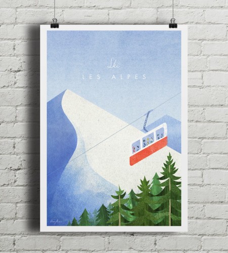 Les Alpes - plakat