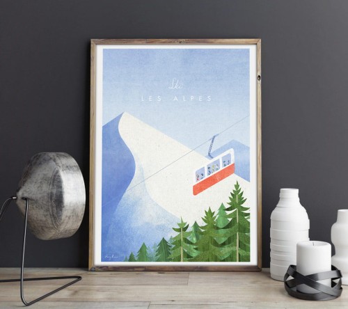 Les Alpes - plakat