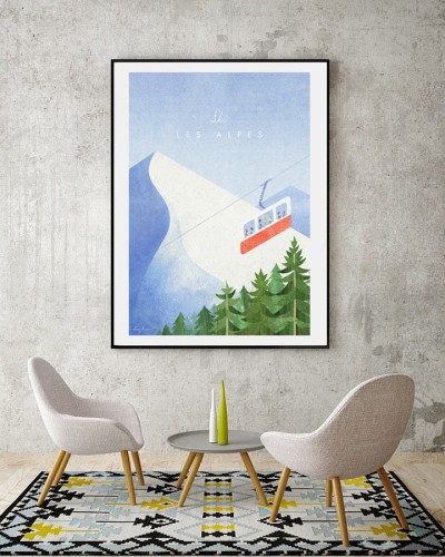 Les Alpes - plakat