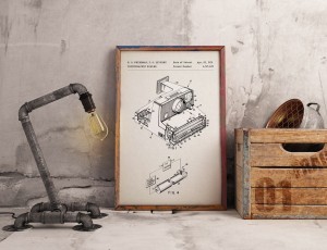Polaroid - patent - plakat
