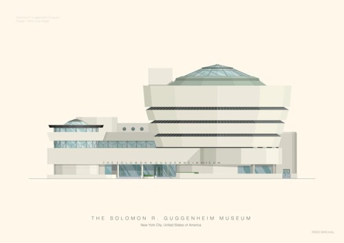 Solomon R. Guggenheim NY - plakat