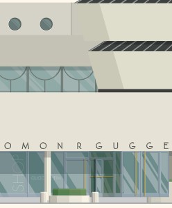 Solomon R. Guggenheim NY - plakat