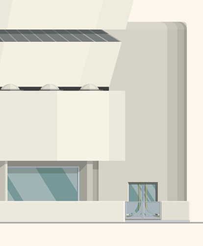 Solomon R. Guggenheim NY - plakat