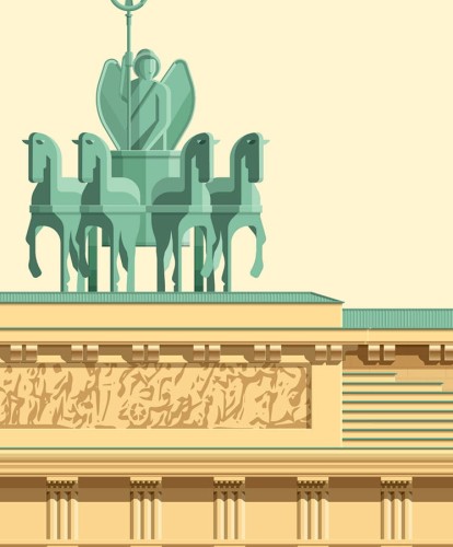 Brandenburger Tor - plakat