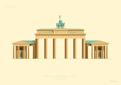 Brandenburger Tor - plakat