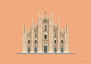 Duomo Di Milano - plakat