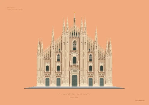Duomo Di Milano - plakat