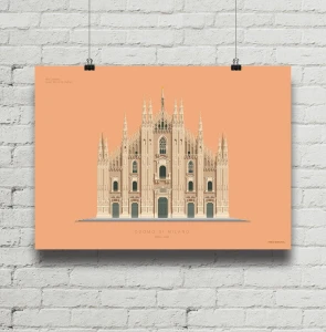 Duomo Di Milano - plakat