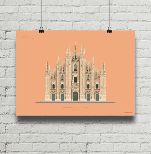 Duomo Di Milano - plakat