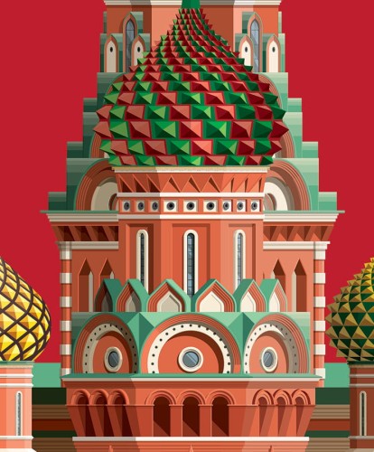 Saint Basil's Cathedral - plakat