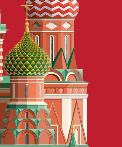 Saint Basil's Cathedral - plakat