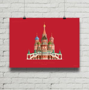 Saint Basil's Cathedral - plakat