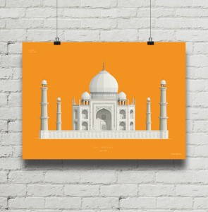Taj Mahal - plakat