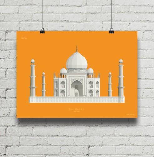 Taj Mahal - plakat