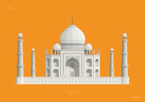 Taj Mahal - plakat