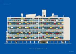 Unite d'Habitation - plakat