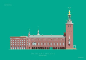 Stockholms Stadshus - plakat