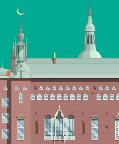 Stockholms Stadshus - plakat