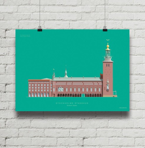 Stockholms Stadshus - plakat
