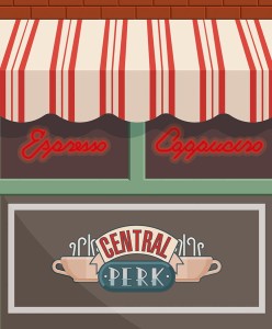 Serial Przyjaciele / Friends - detal plakatu