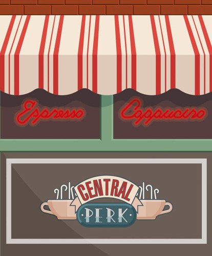 Serial Przyjaciele / Friends - detal plakatu