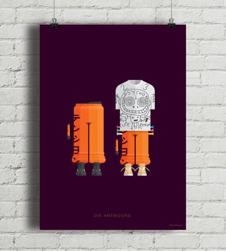 Die Antwoord - plakat