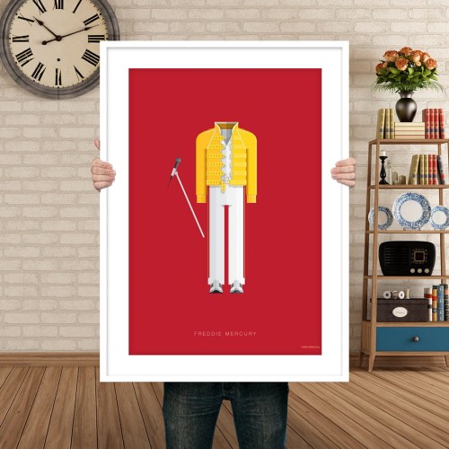 Freddie Mercury - Queen - plakat