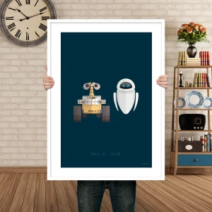 Fred-Birchal-Robots-Wall-E-&-Eve-With-Clock.jpg