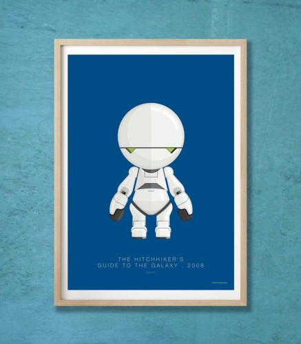 Hitchhiker's Guide To The Galaxy - plakat