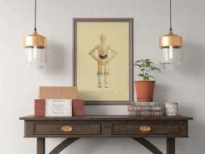 Star Wars - C3PO - plakat