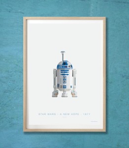 Star Wars - R2D2 - plakat