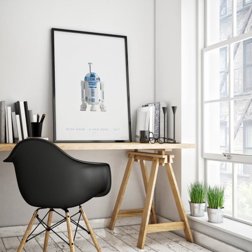 Star Wars - R2D2 - plakat