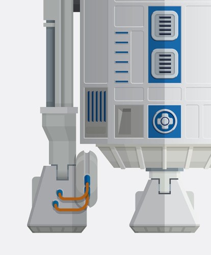 Star Wars - R2D2 - plakat