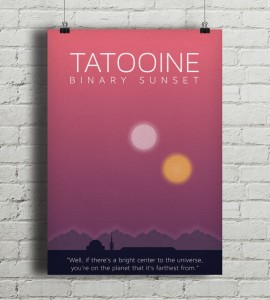 Star Wars - Tatooine - plakat