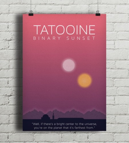 Star Wars - Tatooine - plakat