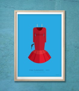 Pink Flamingos - plakat