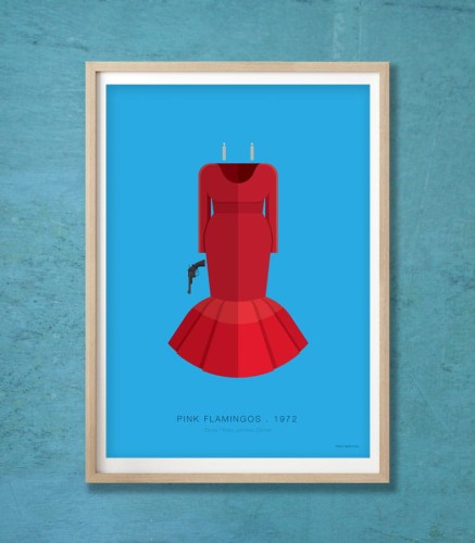Pink Flamingos - plakat