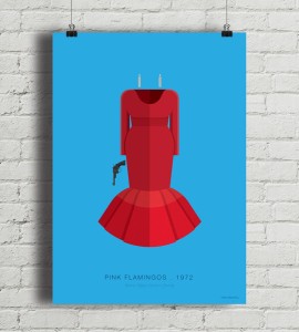 Pink Flamingos - plakat