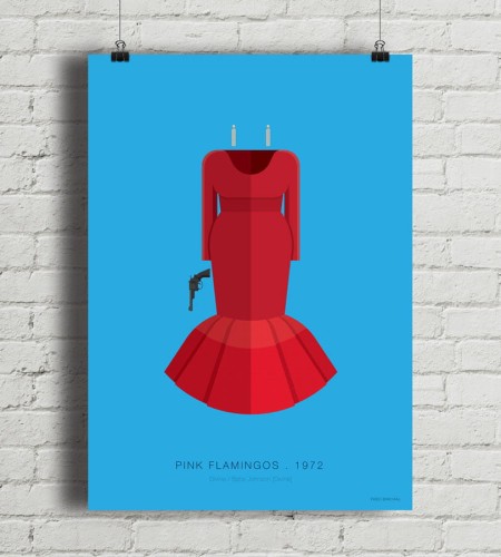 Pink Flamingos - plakat