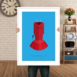 Pink Flamingos - plakat