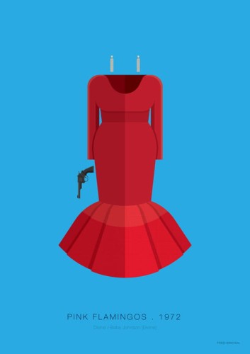 Pink Flamingos - plakat