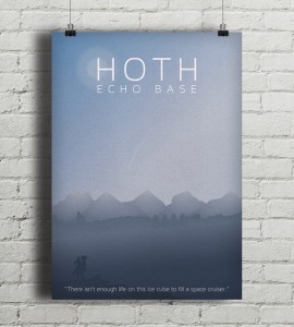 Star Wars - Hoth - plakat